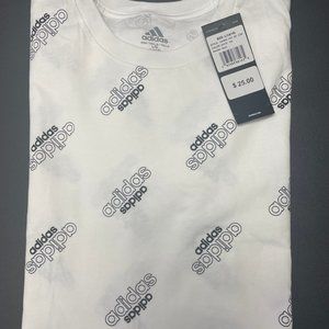adidas L white